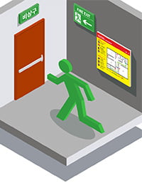 피난안내도 표준매뉴얼